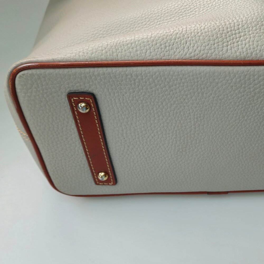 Dooney & Bourke Pebble Leather Wren Zip Tote Bag - Picture 15 of 15